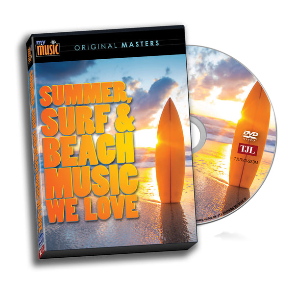 Summer, Surf & Beach Music We Love DVD – Treasury Collection